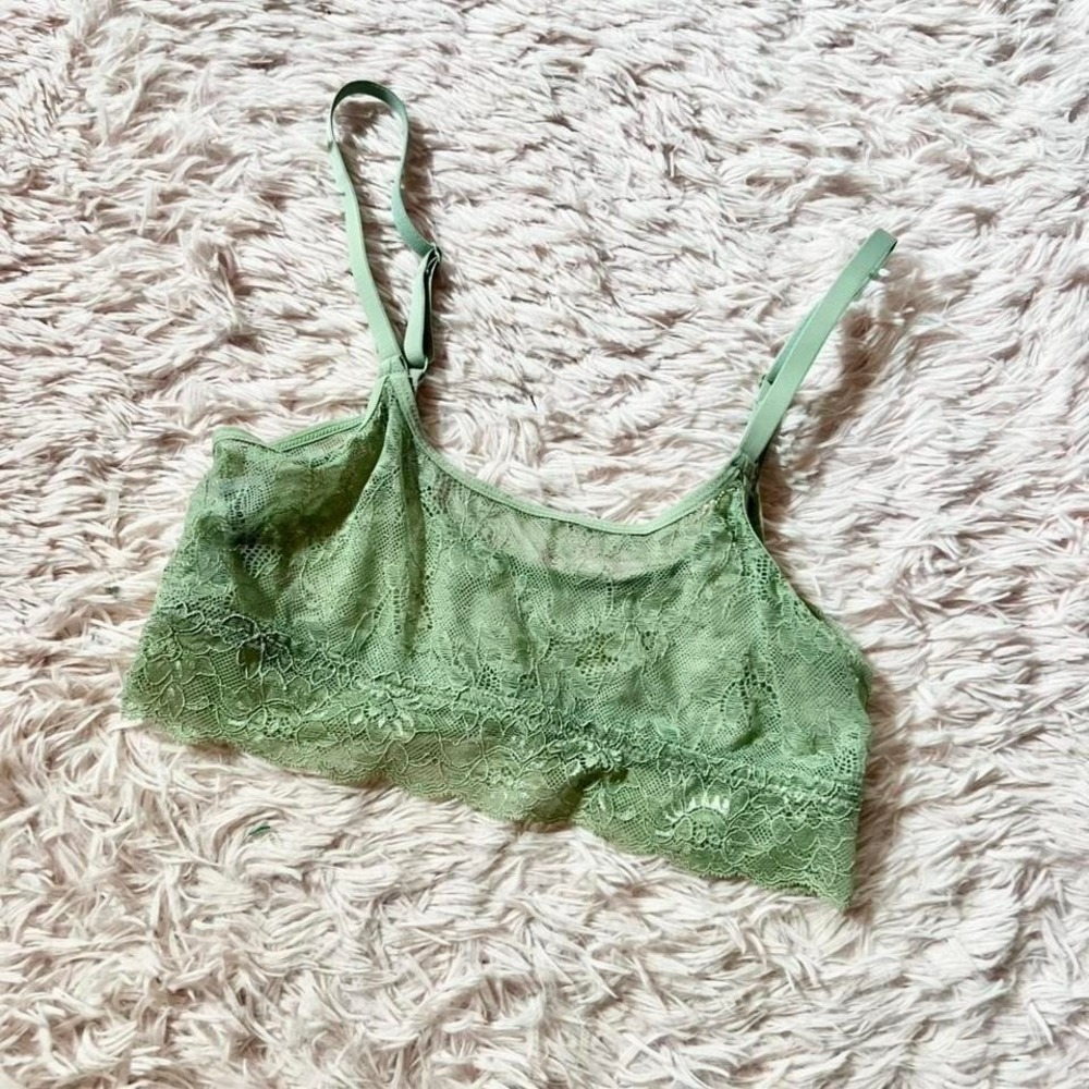 Delicate Sheer Lace Bralette Women S Coquette Twee Fairy Core Whimsical Feminine